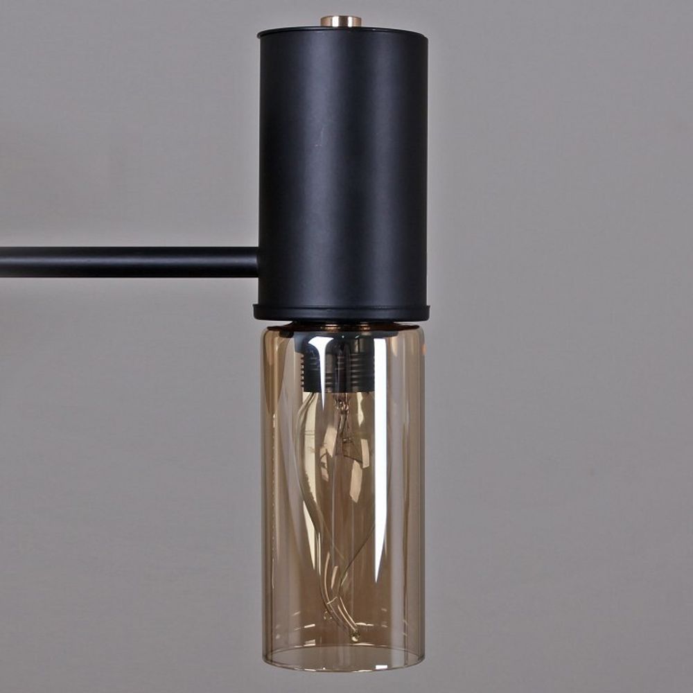 Люстра на штанге ILLUMICO  IL1295-6PPA-79 BK GD