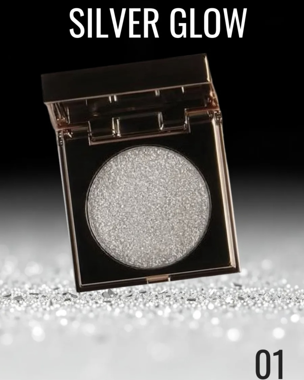 Sen Sulu глиттер прессованные Sparkle mood 01 Silver Glow