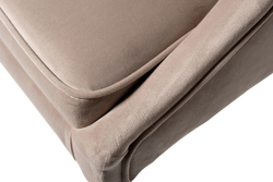 Стул велюровый Garda Decor жемчужно-серый 48MY-3607-1 PEG GO