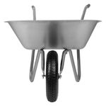 Тачка садовая, грузоподъемность 90 кг, оцинк. рама, объем 65 л// Сибртех 689614