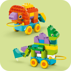 LEGO DUPLO - Динозавры на колесах 3в1 10451