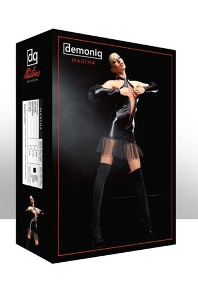 Платье с чулками Martha premium (Mistress collection) SM (42-44) (Цвет: Черный)