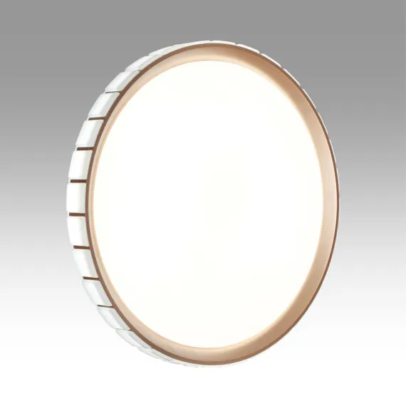 7695/EL PALE SN 90 Светильник пластик/розовое золото LED 70Вт 3000-6000К D495 IP43 пульт ДУ KUPI GOLD