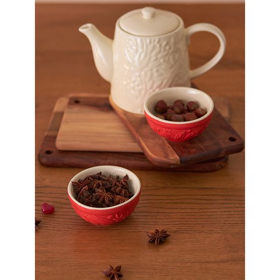 Чайник заварочный birds of paradise, 1 л, кремовый