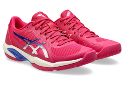 Женские Кроссовки теннисные Asics Solution Swift FF 2 - ярко-розовый/темно-кобальтовый