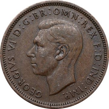 1/2 пенни 1937-1948 Великобритания