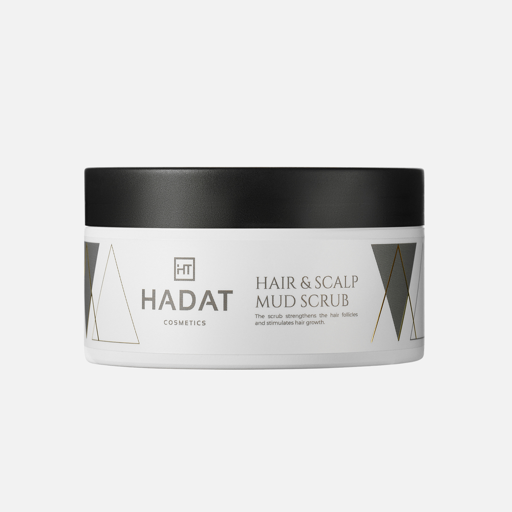 HADAT HAIR&SCALP MUD SCRUB Очищающий скраб с морской солью для волос и кожи головы, 300 мл