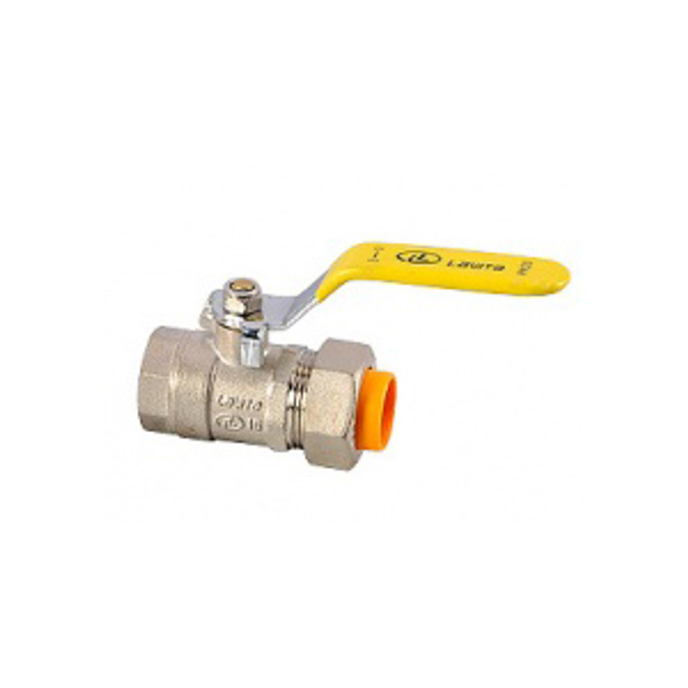 P*FL(C) 20*3/4" (G) (For Gas), кран шаровой ДЛЯ ГАЗА гофр.труба/вн.резьба тип ручки: рычаг