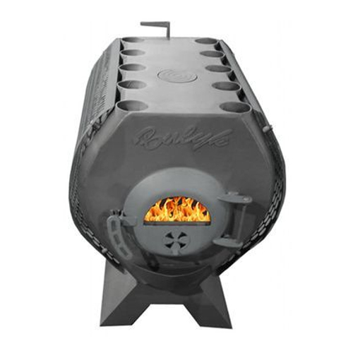 Отопительная печь Березка BulyK 100 Плюс, с боковыми экранами