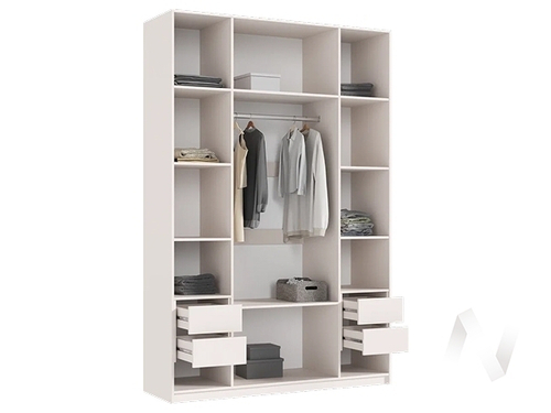 Шкаф 4-х ств.(1600) Марвэл (кашемир)