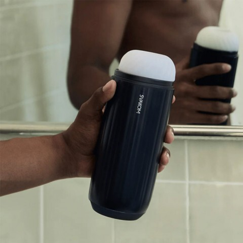 Автоматический интерактивный мастурбатор Sam Neo 2 Pro темно-синий от SVAKOM