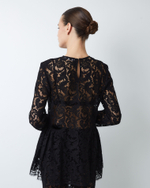 Топ из кружева Рьешар Мареско черный