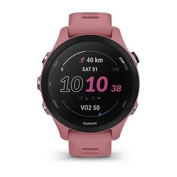 Умные часы Garmin Forerunner 255S со светло-розовым ремешком