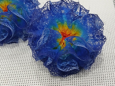 Бант 0037-25 Синий