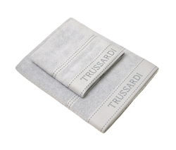 Набор полотенец Trussardi Ribbon Light blu светло-голубой