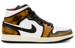 Jordan 1 Mid Se Orange Wear Away