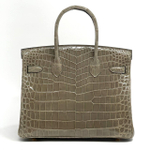 Сумка Hermes из кожи крокодила 30 см