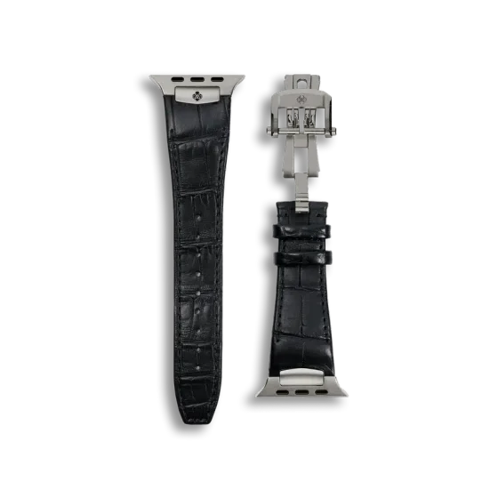 Ремешок для Apple Watch - Alligator Leather Black