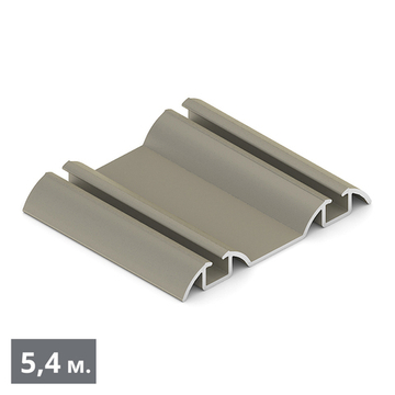 СТАНДАРТ Направляющая нижняя двухполозная (5,40 м) шампань матовая (AL) (AS0504) Aristo