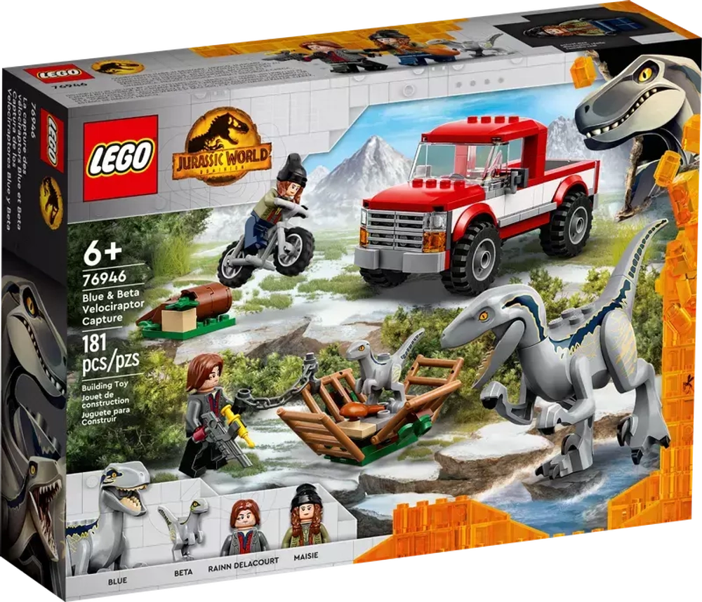 Lego jurassic world velociraptor chase clearance