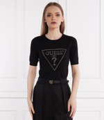 Свитер KAYLA LOGO RN SS SWTR GUESS - черный(W4GR23 Z2NQ2)