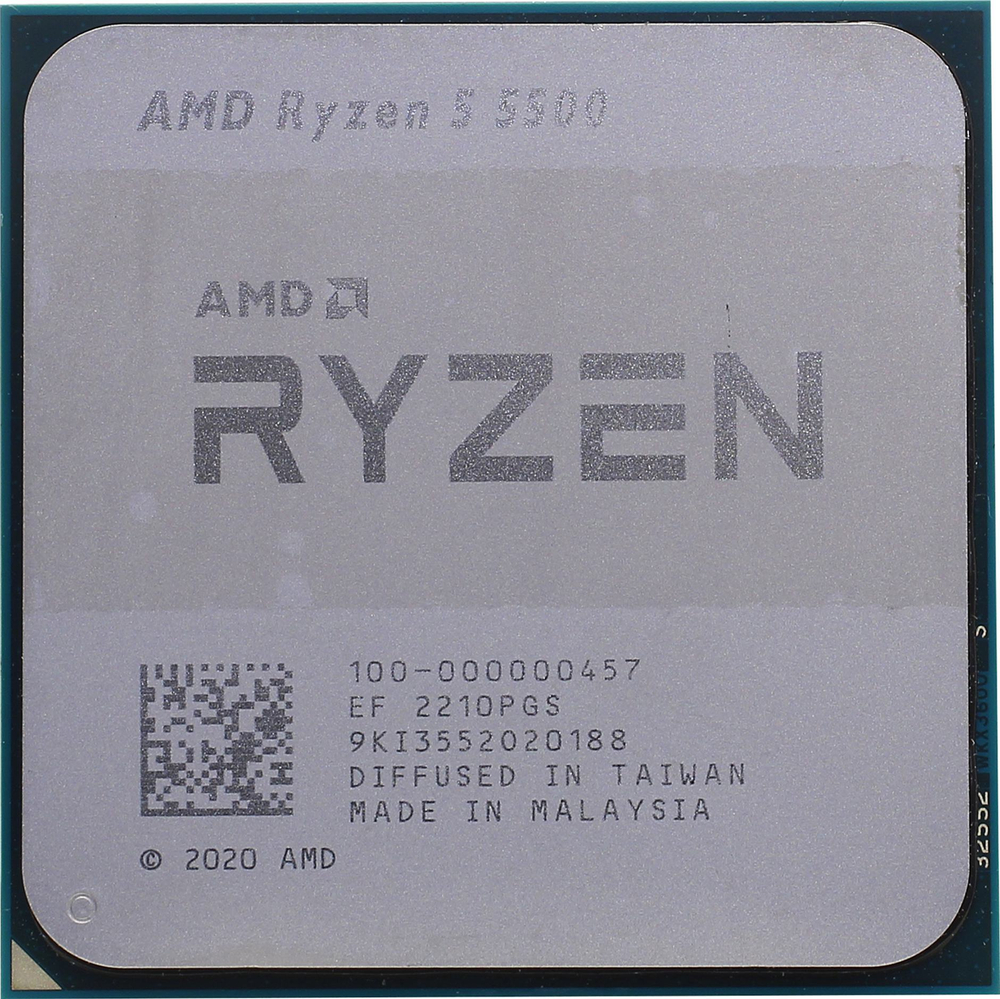 Процессор CPU AMD Ryzen 5 5500 (100-000000457) 3.6 GHz/6core/3+16Mb/ Socket AM4
