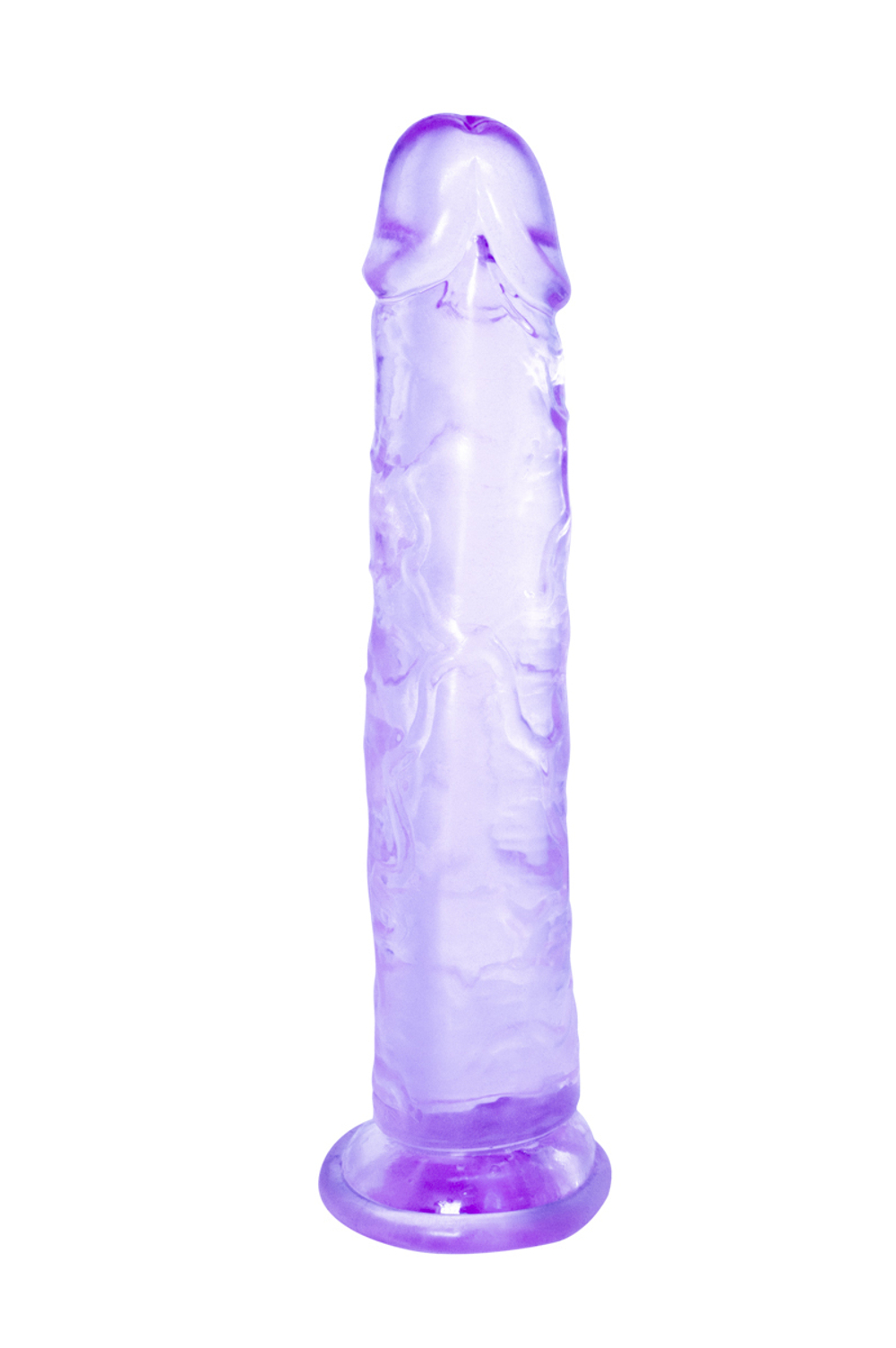 Прозрачный дилдо Intergalactic Distortion Purple