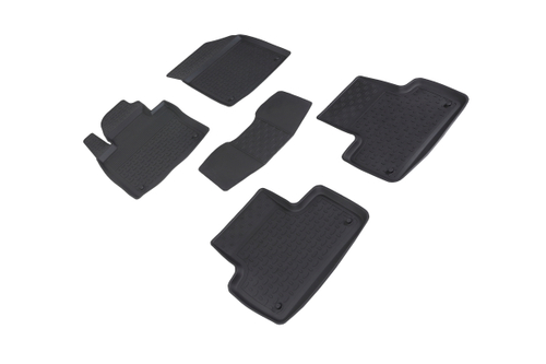 Резиновые коврики с высоким бортом для Volvo XC60 II 2018-н.в., Seintex.89775