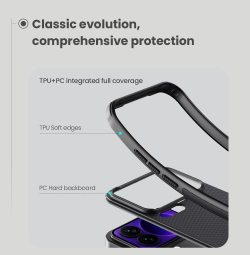 Противоударный чехол для Xiaomi 17 Pro, серия Super Frosted Shield Pro от Nillkin