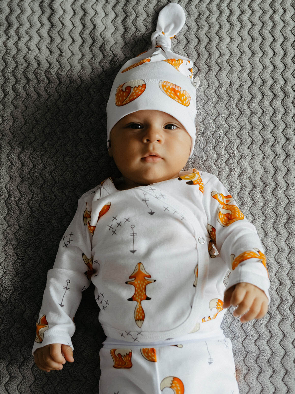 Распашонка Mjölk Лисички