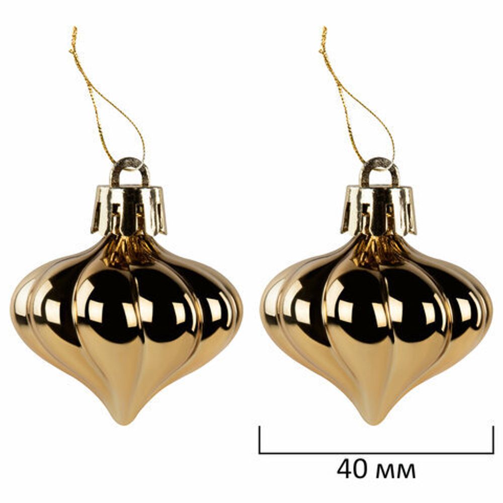 Шары ёлочные НАБОР 44 предмета, "Aurora", бирюзовый/золото, пластик, ЗОЛОТАЯ СКАЗКА, 592173