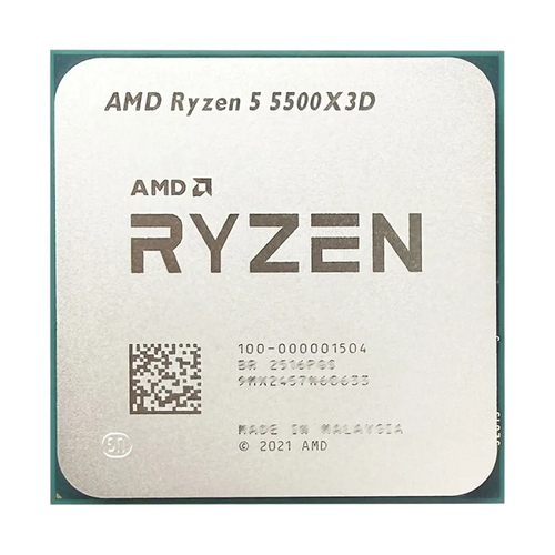 Процессор AMD Ryzen 5 5500X3D Vermeer, AM4, 6C/12T, 3/4GHz, L3 96MB, 105W, OEM (100-000001504)