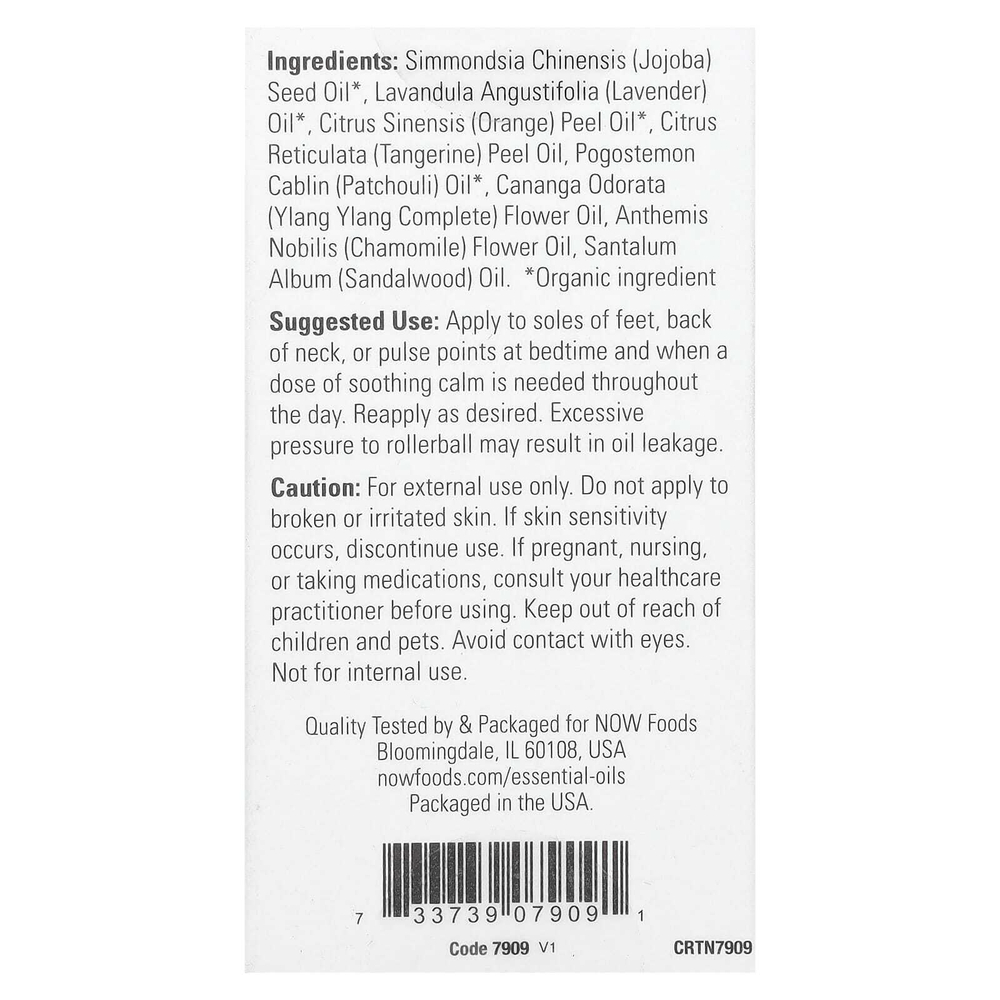 NOW Foods, Эфирные масла, ролл-ап Take a Zen Ten, 10 мл (1/3 жидк. унц.)