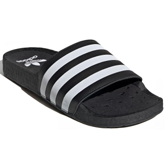 Adidas Adilette Boost 'Black White'