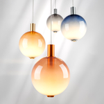 805405 Люстра COLORE LED 1х6W 320LM ЧЕРНЫЙ/СИНИЙ 3000K