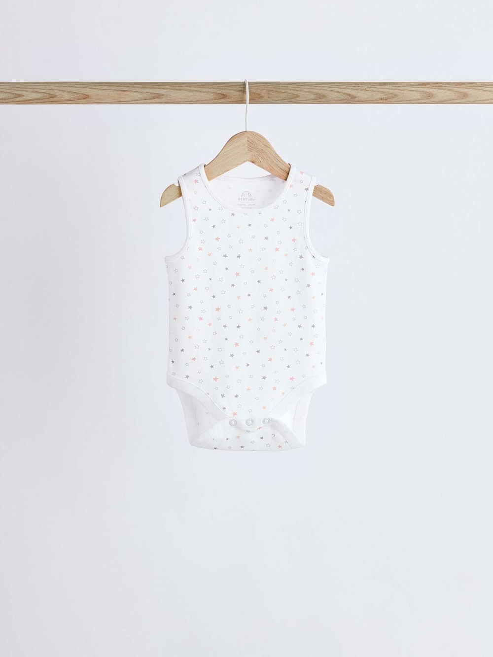 Боди без рукавов для малышей Next K79-885, 5 шт., Белый