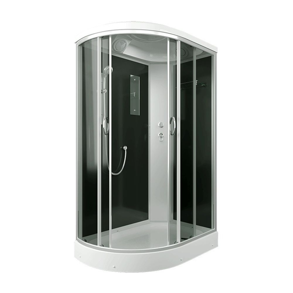 Душевая кабина ERLIT ER3512PR-C4 1200*800*2150 низкий, серый поддон, тонированое стекло