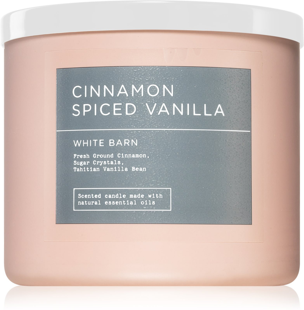 Bath & Body Works Cinnamon Spiced Vanilla - ароматическая свеча /   411  g  / GTIN 667555964784