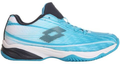 детские Кроссовки теннисные Lotto Mirage 300 All Round Junior - blue bay/navy blue/all white