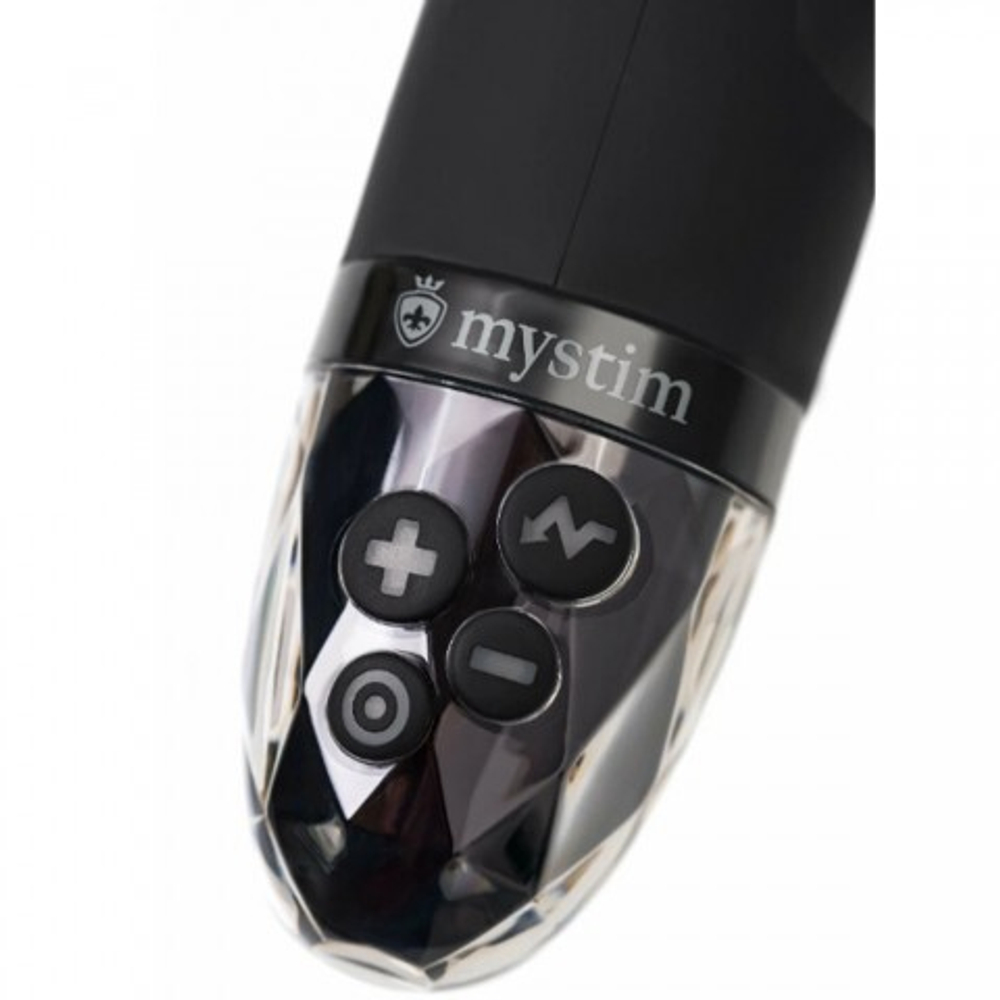 Вибратор Mystim Sleak Freak с электростимуляцией, черный
