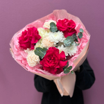Букет "Малиновый поцелуй" #34