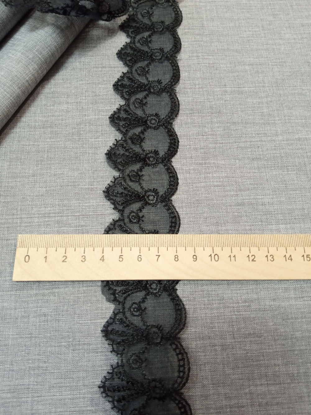 Кружево капрон 4 см*13.71 м