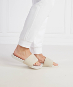 Шлепанцы POOL SLIDE TXT Calvin Klein - экрю(HM0HM00962)