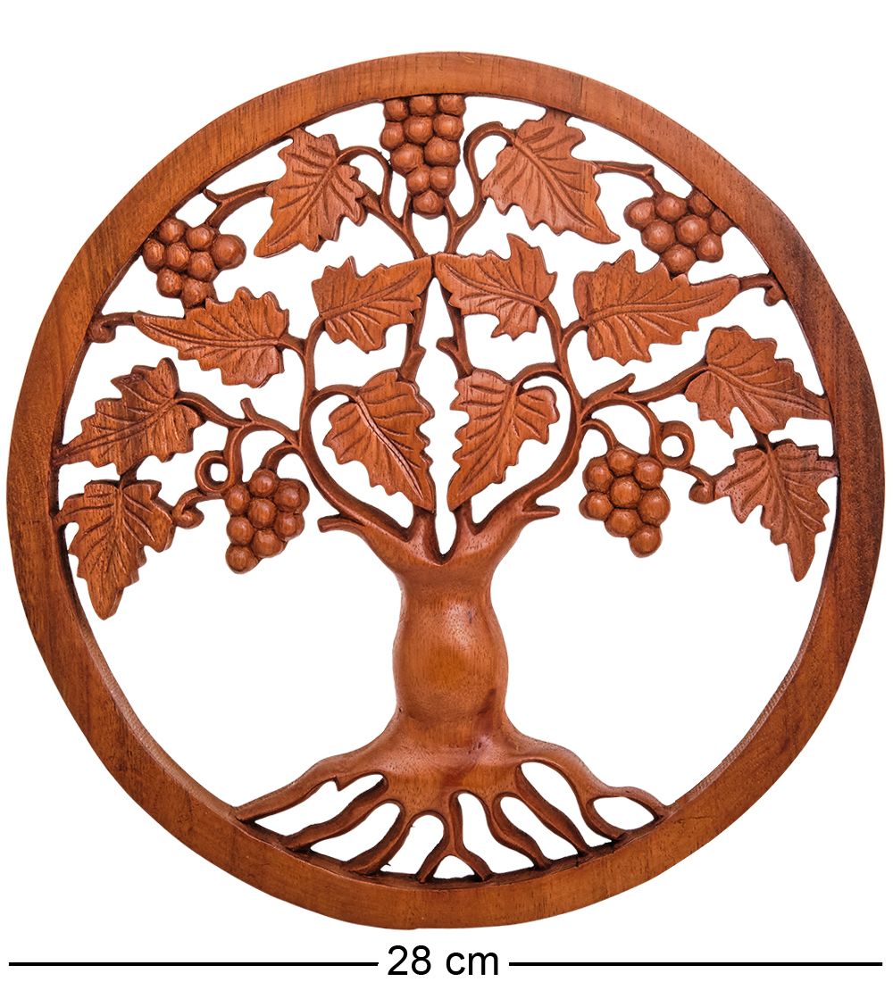 Decor and Gift 17-095 Панно резное «Дерево жизни» (суар, о.Бали)