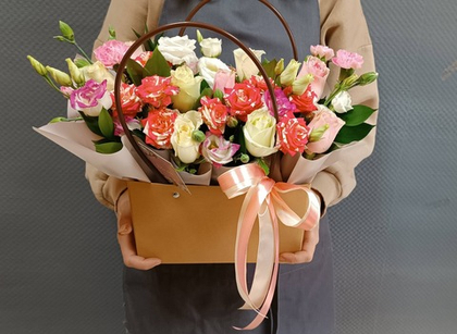 Сумочка с цветами «Алые паруса»