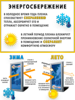 Пленка для окон статическая Static P040 Jalousie ControlTek (текстурная "Жалюзи"), размер: 75х150 см.