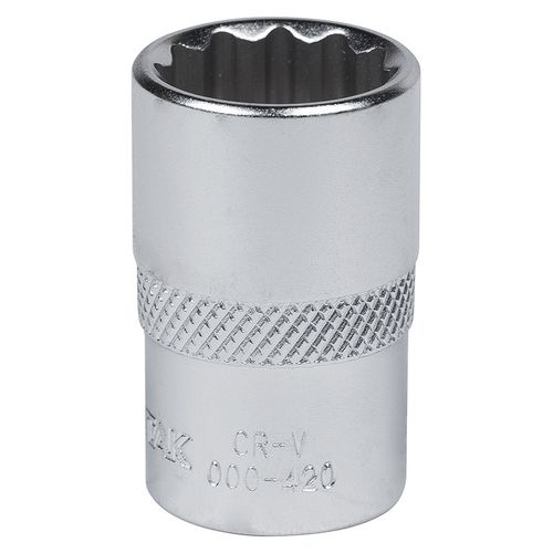 МАСТАК (000-42021) Головка торцевая стандартная двенадцатигранная 1/2", 21 мм