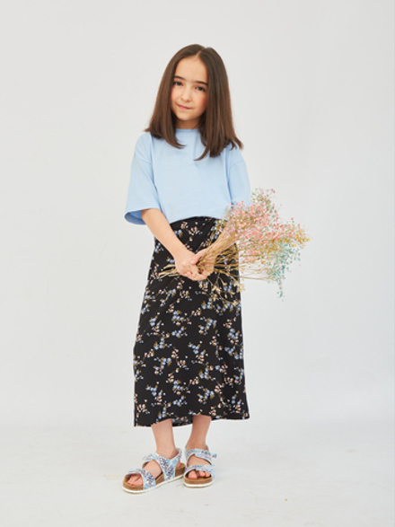 Юбка летняя незабудка