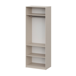 Шкаф распашной с наполнением (5 полок + 2 ящика) ШК 5 (800), Меланж