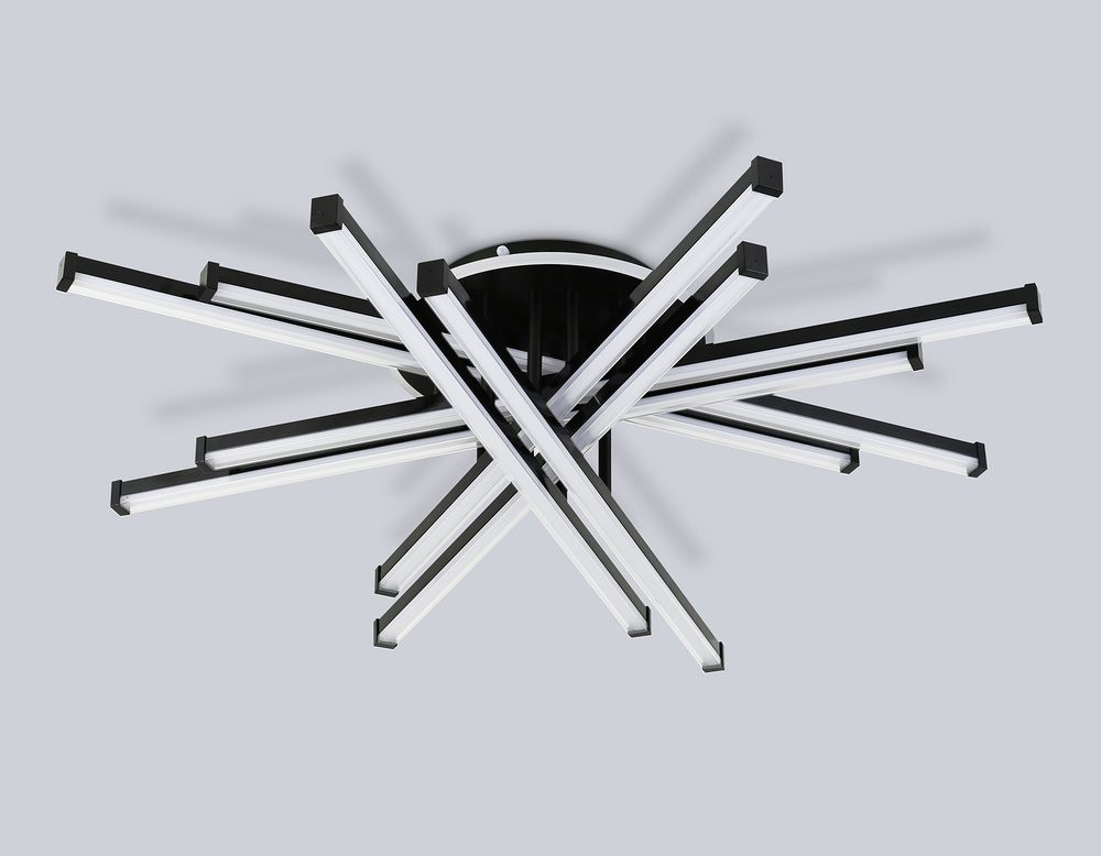 FL6276 BK 119W черный 3000K-6400K+RGB 800*800*165 (ПДУ ИК)